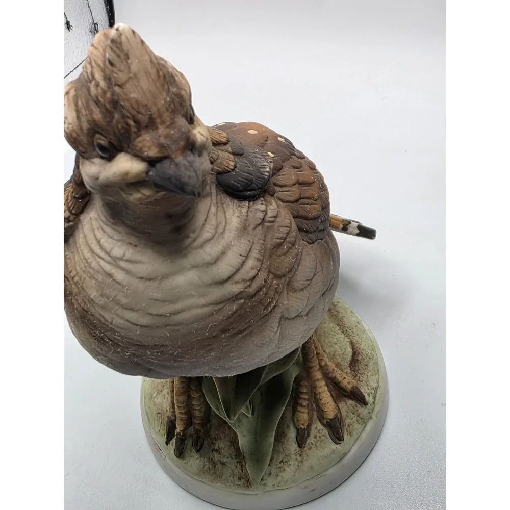 Ruffed Grouse Bird Porcelain Vintage Napco Figurine Limited Edition Series C-672